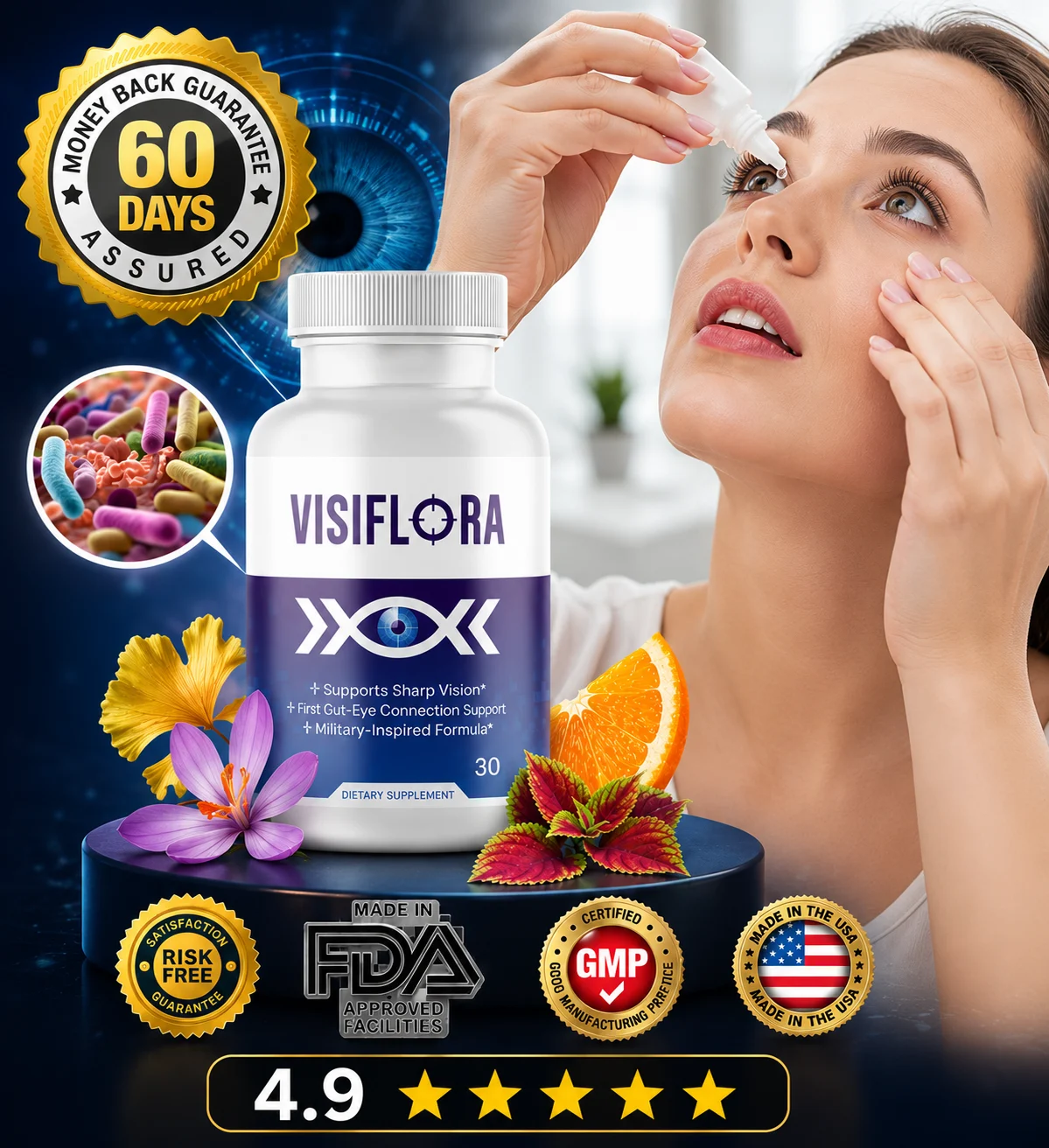 VisiFlora Vision Support Formula